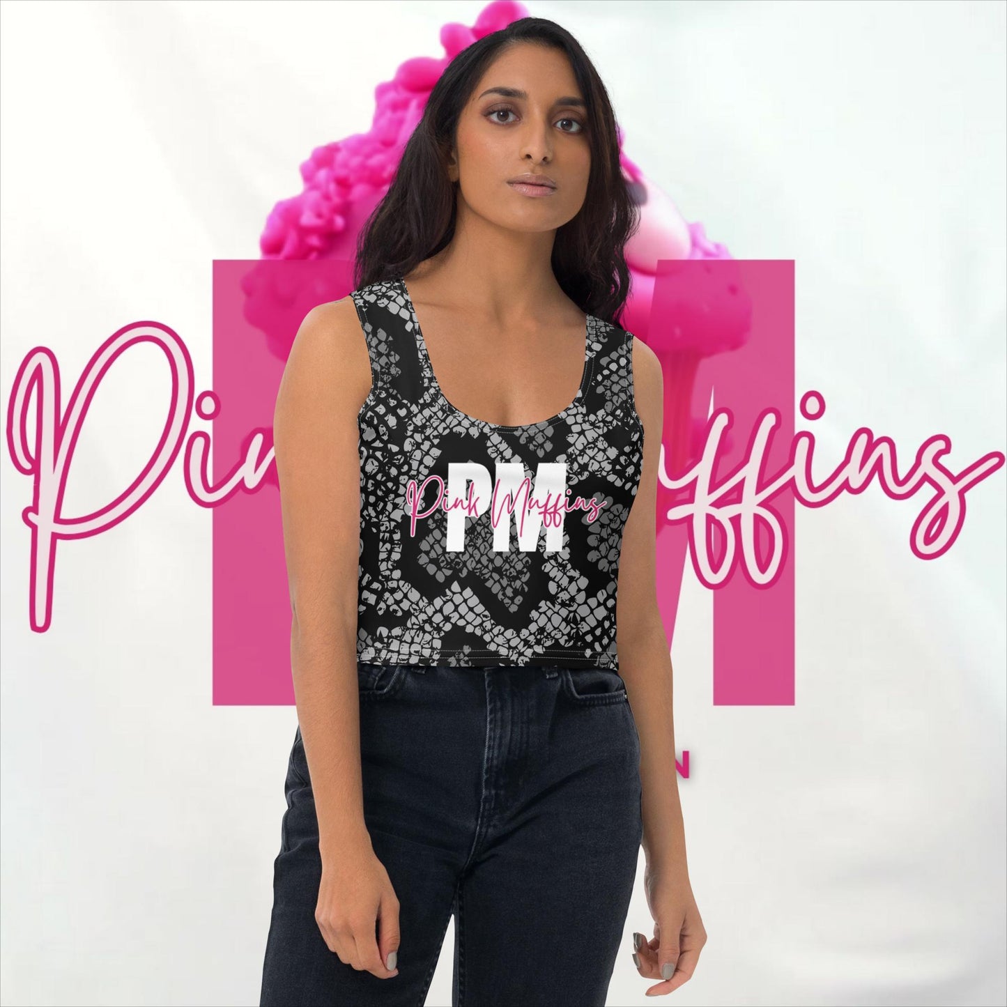 PM4US Croc Mom's Crop Top