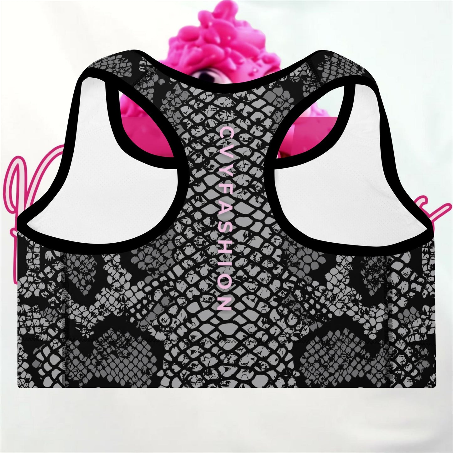 PM4US Croc Mom's Padded Sports Bra