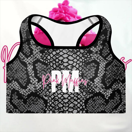 PM4US Croc Mom's Padded Sports Bra